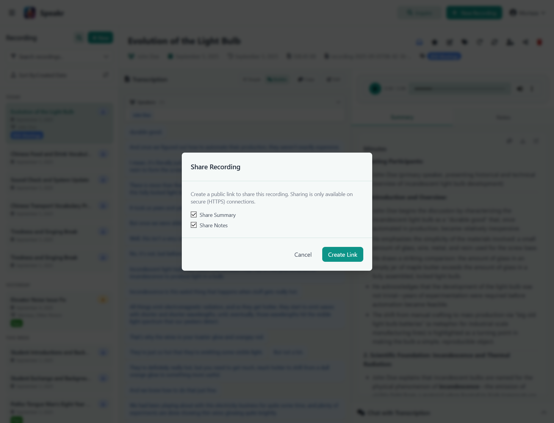 Share Modal